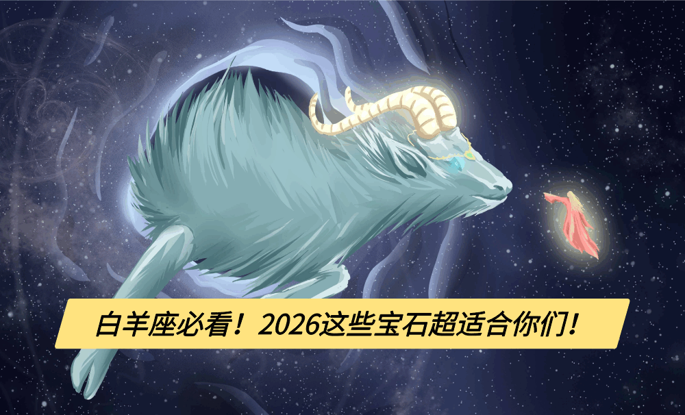 白羊座必看!2026这些宝石超适合你们!