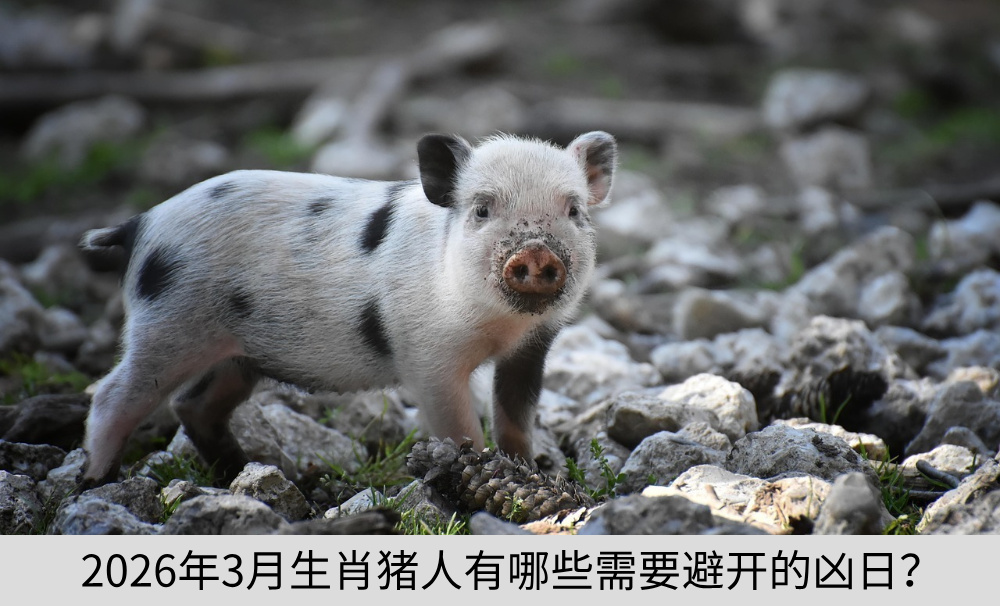 2026年3月生肖猪人有哪些需要避开的凶日？