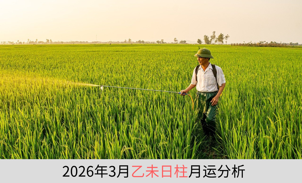2026年3月乙未日柱月运分析