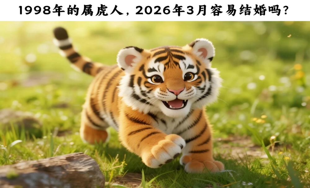 1998年的属虎人，2026年3月容易结婚吗？