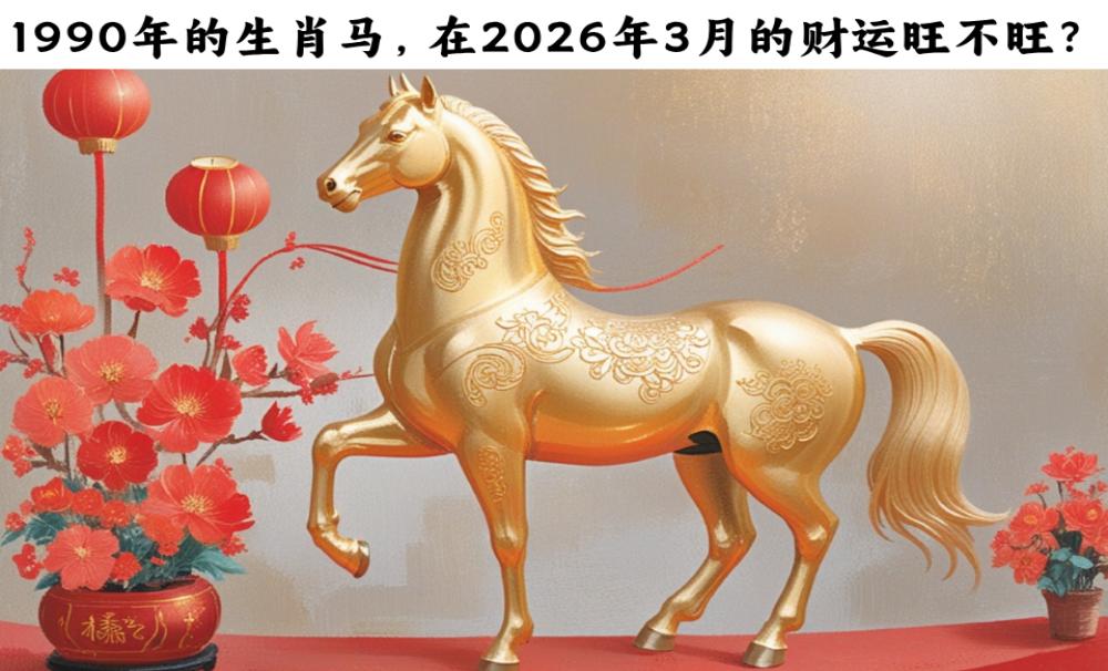 1990年的生肖马,在2026年3月的财运旺不旺?