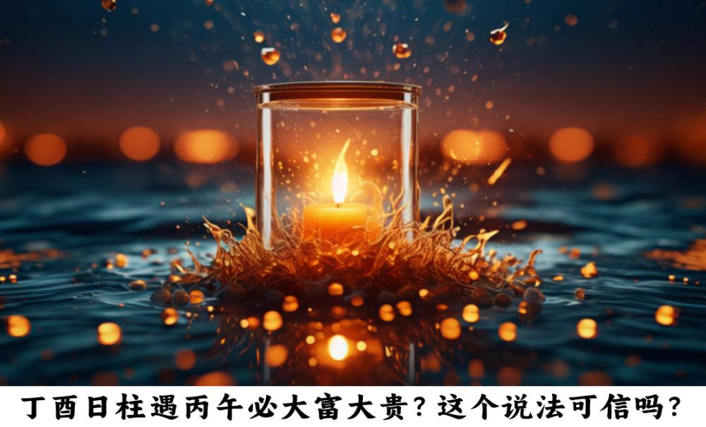 丁酉日柱遇丙午必大富大贵？这个说法可信吗？