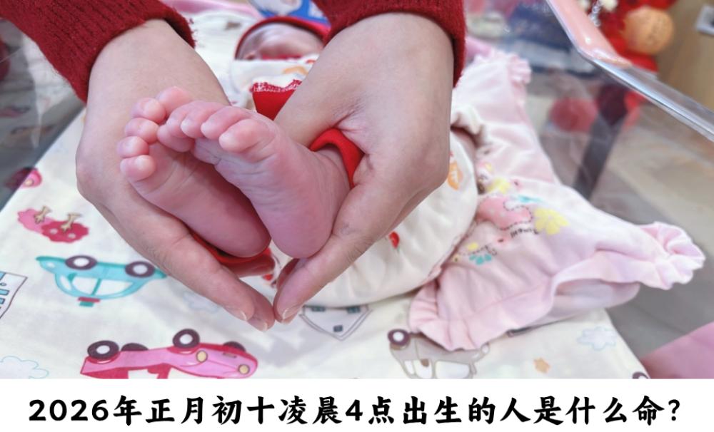 2026年正月初十凌晨4点出生的人是什么命?