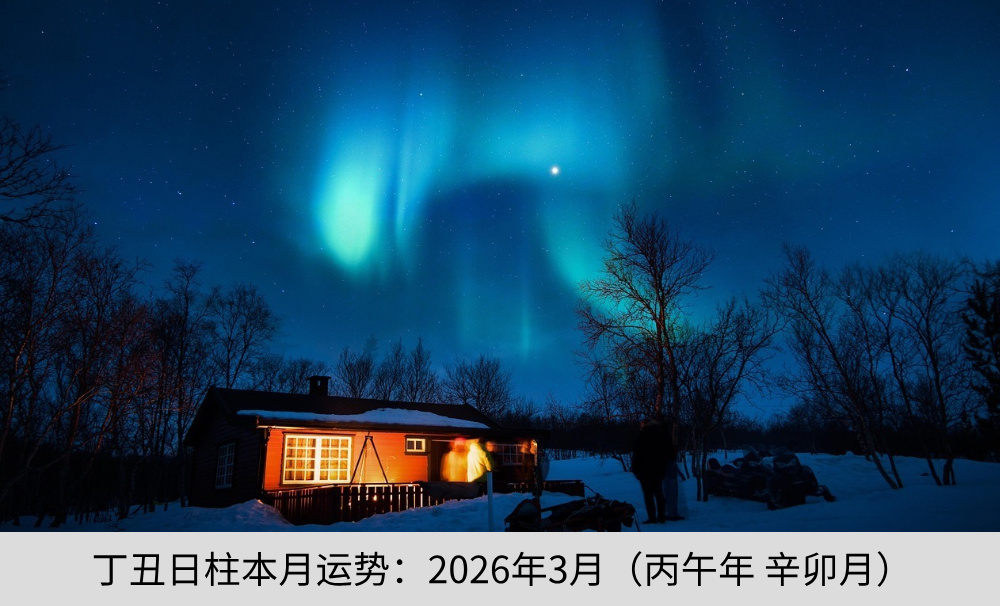 丁丑日柱本月运势：2026年3月（丙午年辛卯月）