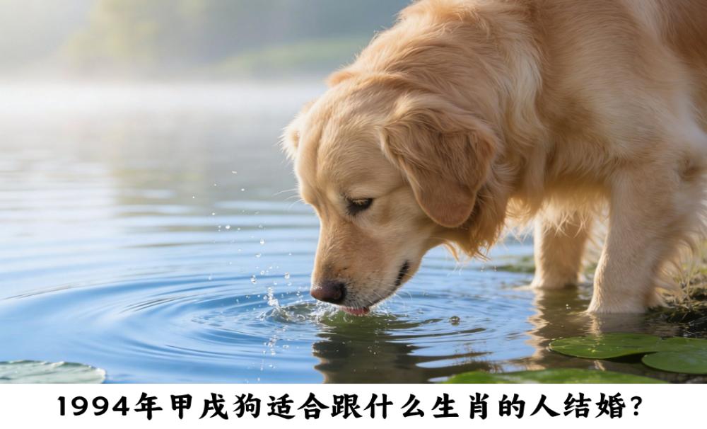 1994年甲戌狗适合跟什么生肖的人结婚？
