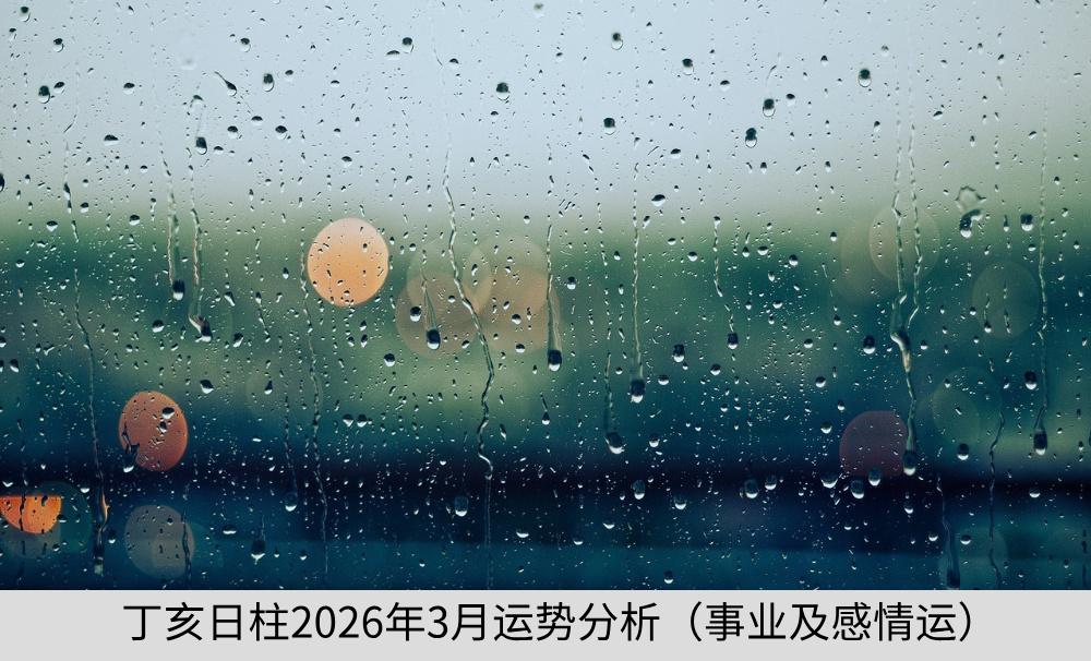 丁亥日柱2026年3月运势分析（事业及感情运）