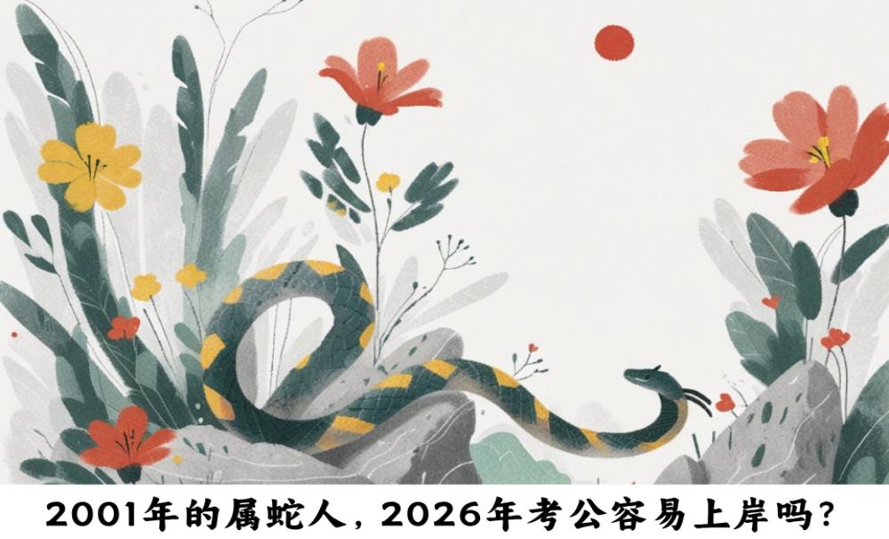 2001年的属蛇人，2026年考公容易上岸吗？