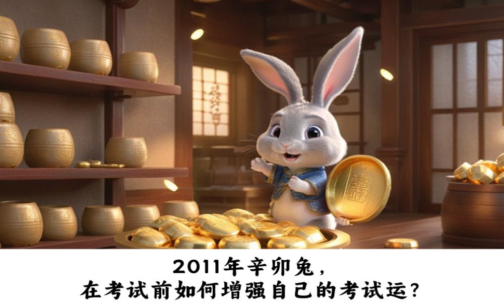 2011年辛卯兔，在考试前如何增强自己的考试运？