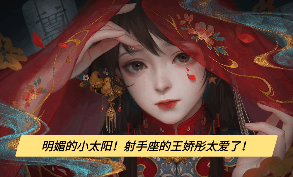 明媚的小太阳!射手座的王娇彤太爱了!