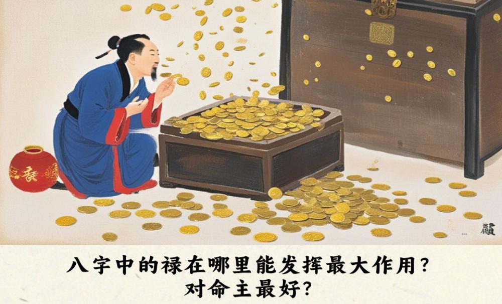 八字中的禄在哪里能发挥最大作用？对命主最好？