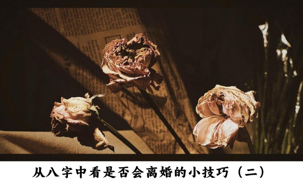 从八字中看是否会离婚的小技巧（二）