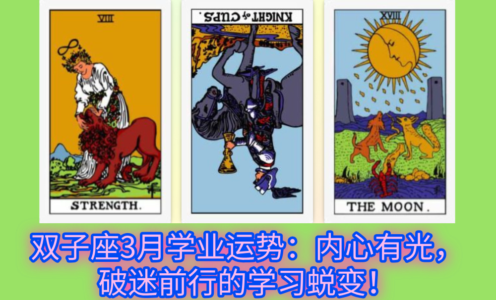 双子座3月学业运势：内心有光，破迷前行的学习蜕变！