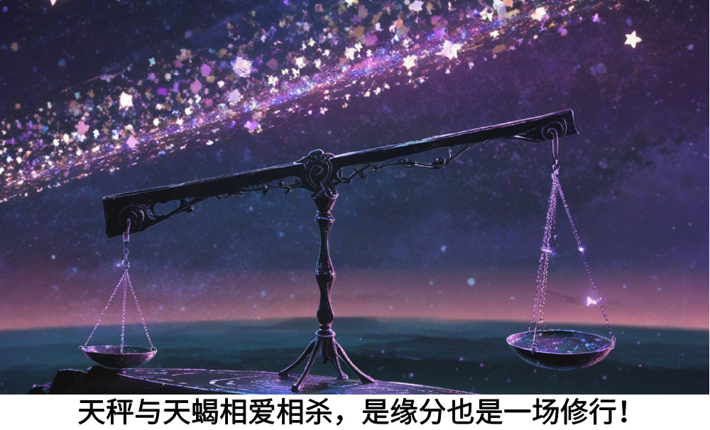 天秤与天蝎相爱相杀，是缘分也是一场修行！