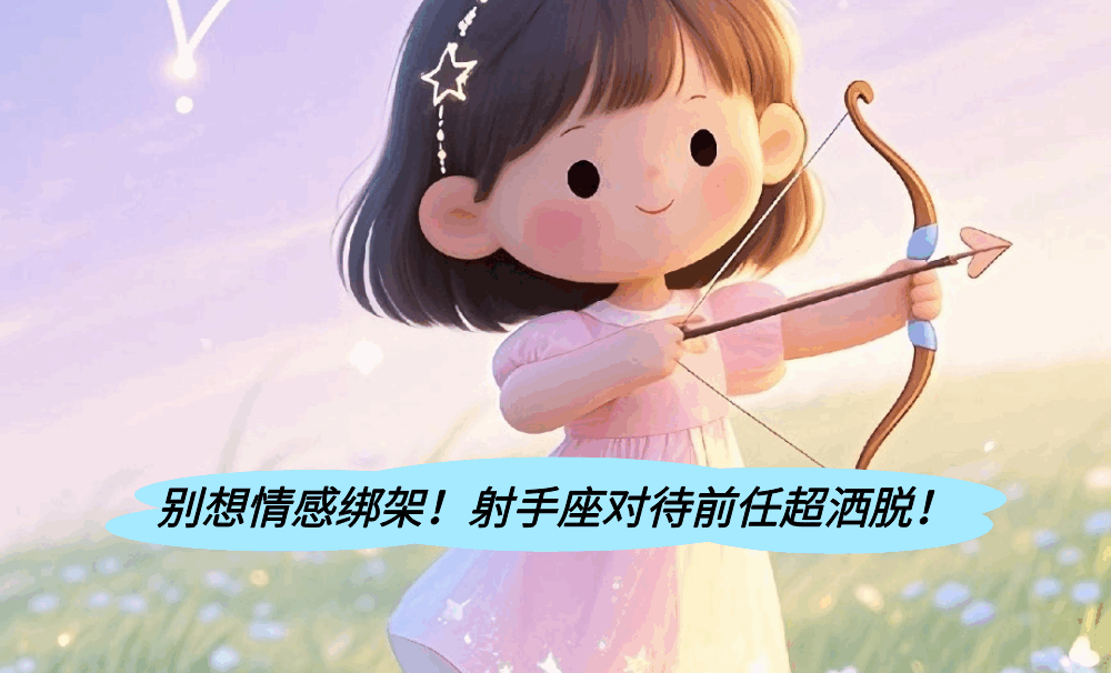 别想情感绑架！射手座对待前任超洒脱！