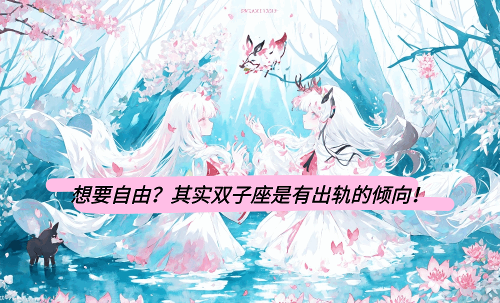 想要自由？其实双子座是有出轨的倾向！