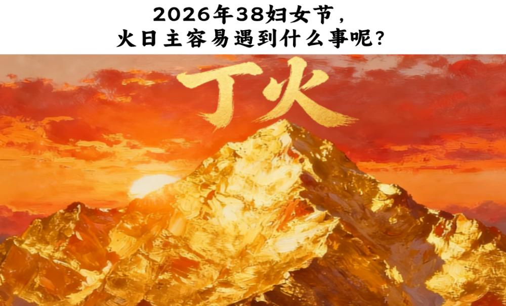 2026年38妇女节，火日主容易遇到什么事呢？