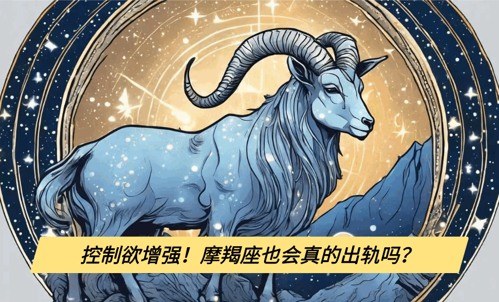控制欲增强！摩羯座也会真的出轨吗？