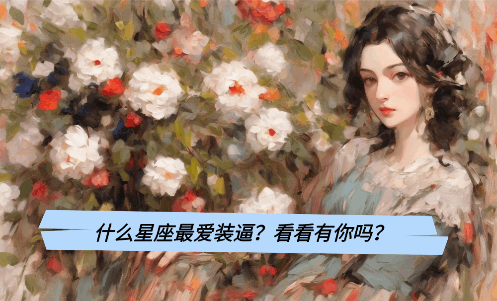 什么星座最爱装逼？看看有你吗？