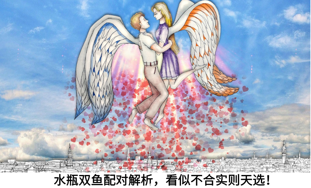 水瓶双鱼配对解析，看似不合实则天选！