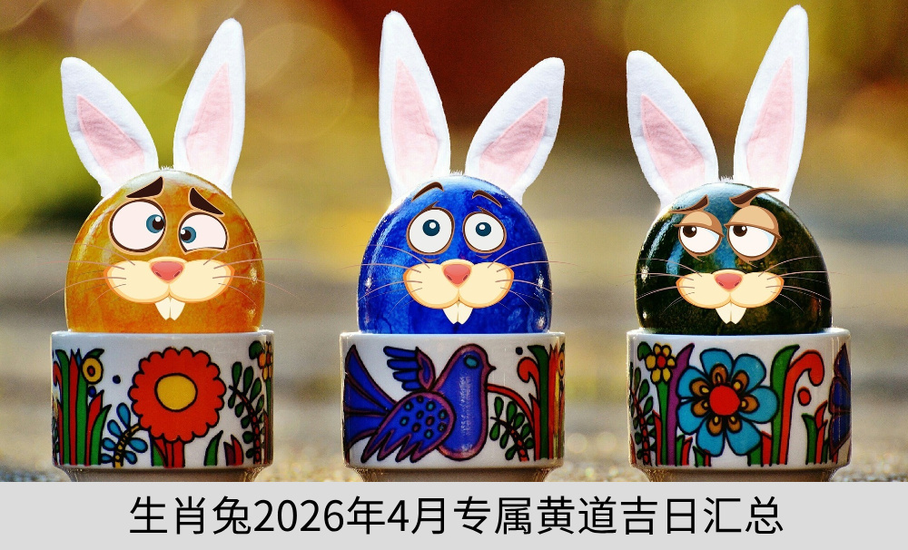 生肖兔2026年4月专属黄道吉日汇总