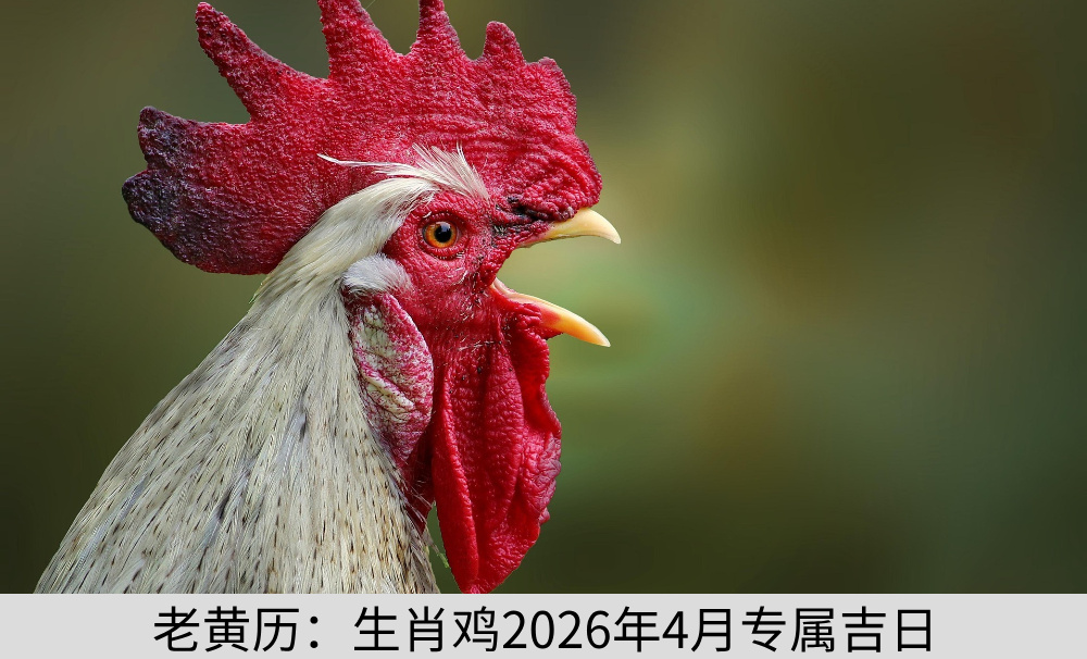 老黄历：生肖鸡2026年4月专属吉日