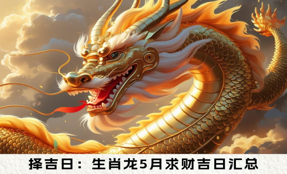 择吉日：生肖龙2026年5月求财吉日汇总