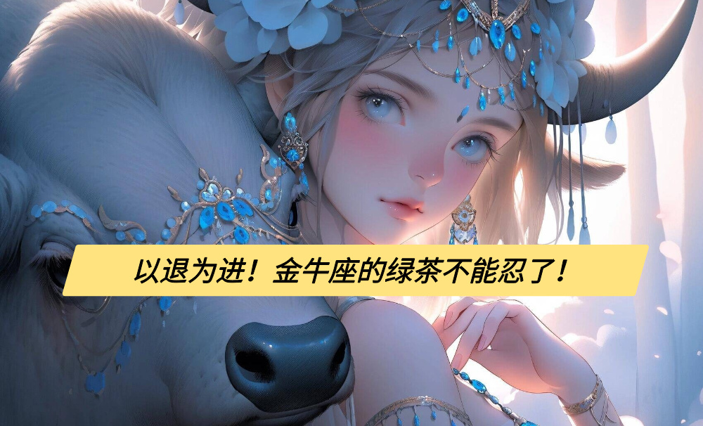 以退为进！金牛座的绿茶不能忍了！