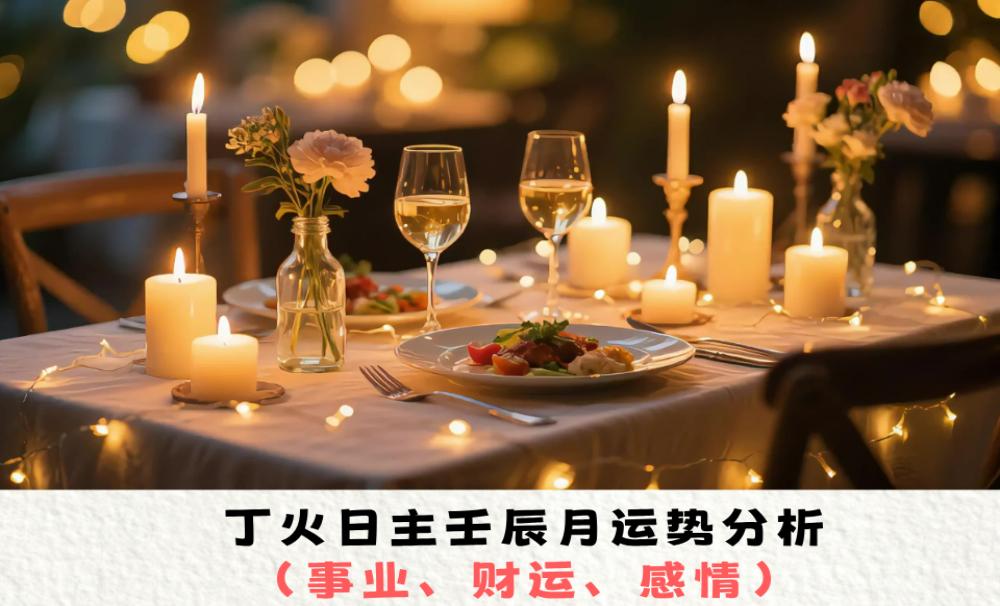 丁火日主壬辰月运势分析（事业、财运、感情）