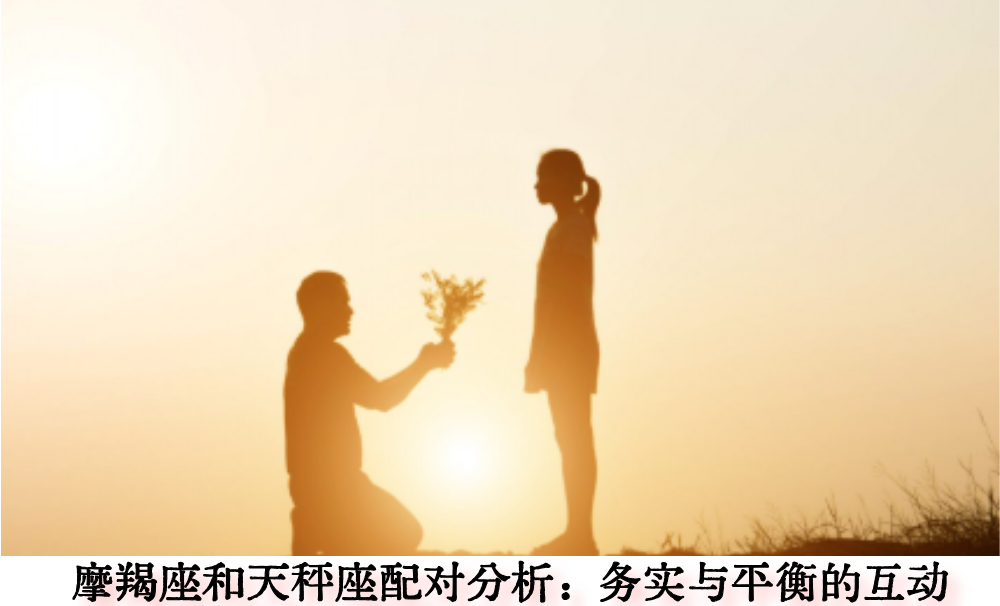 摩羯座和天秤座配对分析：务实与平衡的互动